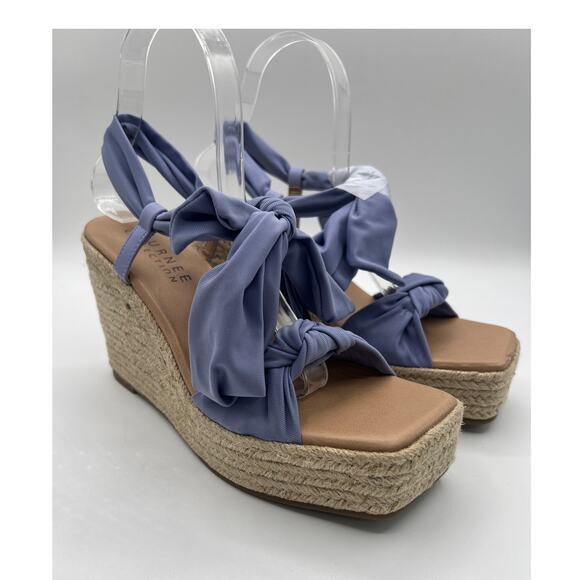 JOURNEE COLLECTION WOMENS SURRIA PLATFORM WEDGE DRESS SANDAL PURPLE 7.5M - Picture 2 of 9